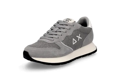 SUN 68 Damen Sneaker Ally Glitter grau 38 EU - Stylische Damen Sneaker in Grau mit Glitzer-Details. Komfortable Schnürung und herausnehmbare Innensohle für optimalen Tragekomfort. Perfekt für sportliche Streetwear-Looks.