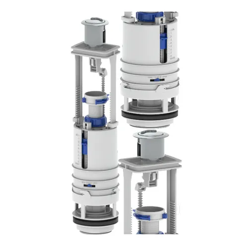 Toilettenspülkasten-Ablaufventil mit Doppelfunktion 3l/6l 300-424mm fi 38-43 mm