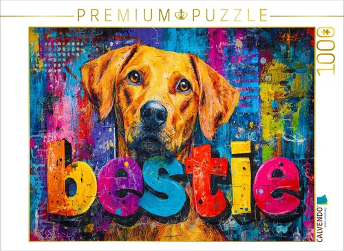 CALVENDO Puzzle Leo 1000 Teile – Ausdrucksstarkes Foto-Puzzle für kreative Stunden