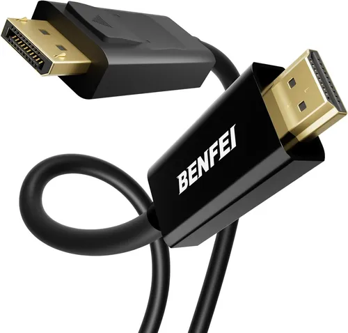 BENFEI 4K DisplayPort auf HDMI Kabel 1,8M, Unidirektionales DisplayPort