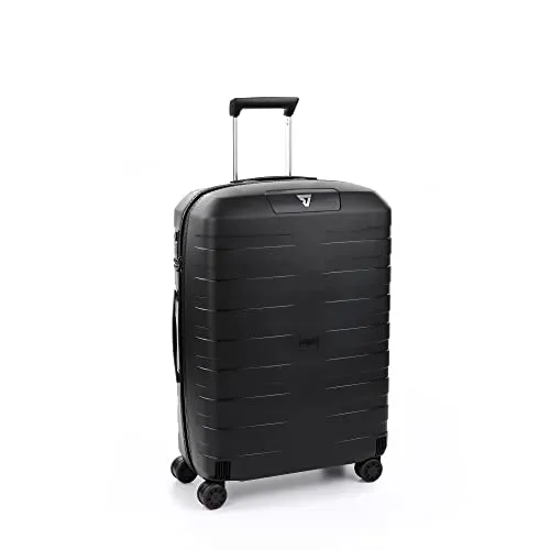Roncato Box 4.0 EXP 4-Rollen Trolley schwarz 556201-01 - Koffer/Trolley, 69 cm groß und mit 4 leichtgängigen Rollen für müheloses Reisen