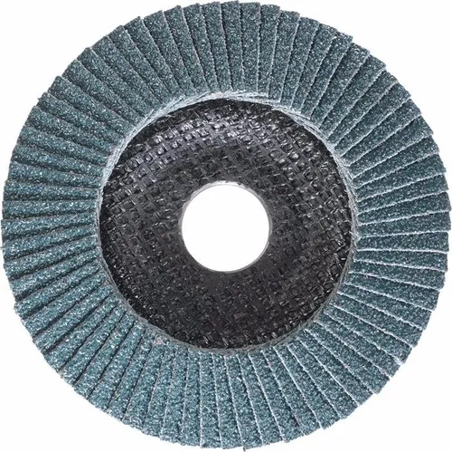 KWB Cut-Fix Schleifmop Schleifscheibe für Metallbearbeitung Ø125x22,2mm, K 80