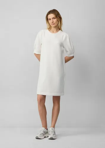 s.Oliver Minikleid Kleid Kurzes Scuba-Kleid mit Puffärmeln