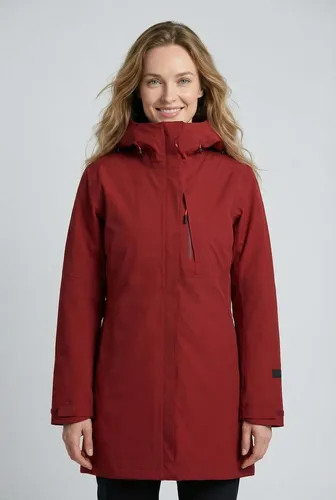 ICEPEAK BAGHERIA Jacket - Damen Wintermantel in Weinrot - Funktionsjacken, stylischer Parka mit warmem Innenfutter für optimalen Komfort in der kalten Jahreszeit.