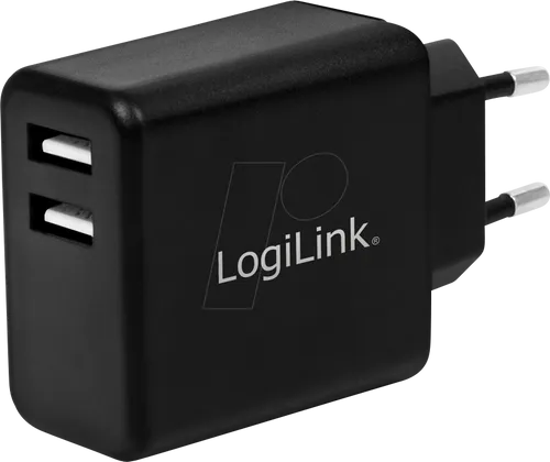 LOGILINK PA0210 - USB-Ladegerät 5 V, 2,4 A, schwarz