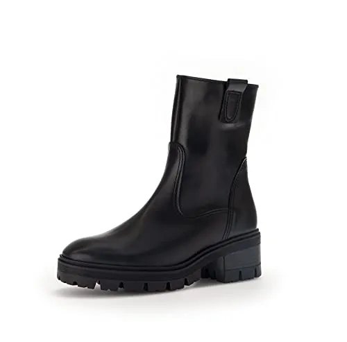 Gabor Damen Klassische Stiefeletten, Frauen Boots,Wechselfußbett,Moderate Mehrweite (G),schwarz (Micro),40 EU / 6.5 UK