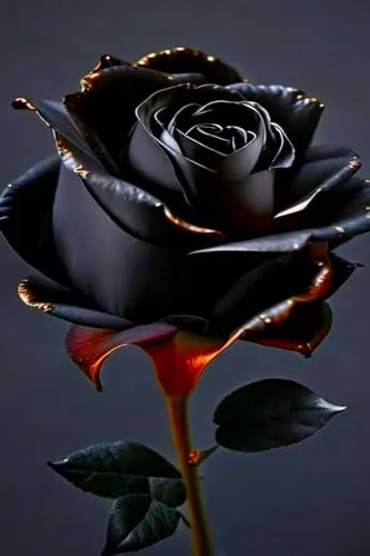 Picmondoo Diamond Painting – 30x45 cm, Mit quadratischen Harzsteinen, AB-Steinen, Strassfarben & Metallicfarben – DIY-Kunstwerk für Erwachsene & Kinder (Black Rose)