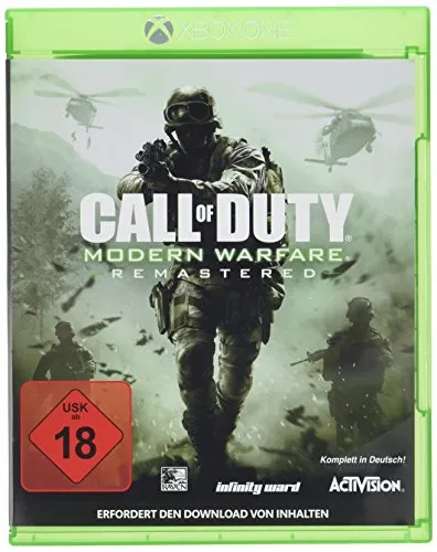 Call Of Duty Modern Warfare Remastered für XBOX One - PC- & Videospiele, Remastered Edition mit packendem Multiplayer- und Singleplayer-Modus für aufregende Schlachten auf der Xbox One.