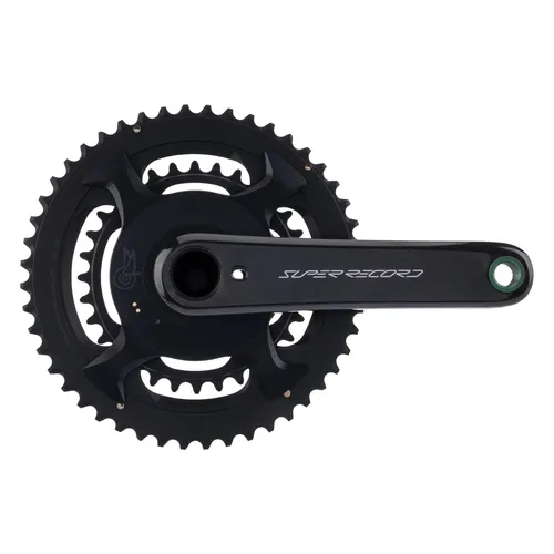 Campagnolo Super Record Wireless Ultra Torque 12-fach Powermeter Kurbelgarnitur - Fahrradkurbeln mit integriertem Powermeter für präzise Leistungsüberwachung und optimales Trainingserlebnis.