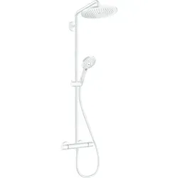 hansgrohe Croma Select S Showerpipe 280 1jet EcoSmart - Komplettduschen mit Thermostat für präzise Temperaturkontrolle und Wasserersparnis von 9 l/min, ideal für ein komfortables Duscherlebnis.