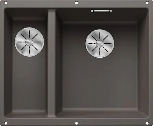 Blanco SUBLINE 340/160-U Unterbauspüle in grau von BLANCO