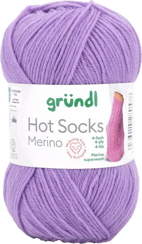 Gründl Hot Socks Merino Häkelwolle, 50g