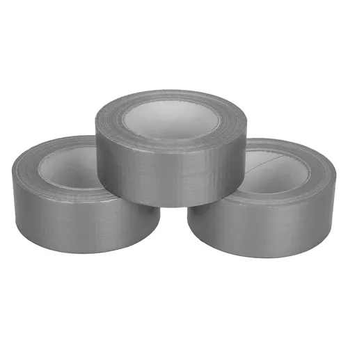 3er Pack Premium Gewebeband Grau [50m x 48mm] Panzertape Klebeband Reparaturband
