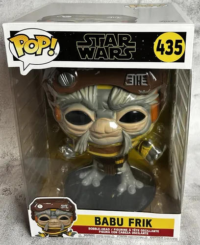 Funko Pop! Star Wars Babu Frik #435 - NEU & OVP - Actionfigur aus Vinyl von Babu Frik aus 'Solo: A Star Wars Story', ideal für Sammler und Fans von Film, TV & Videospielen.