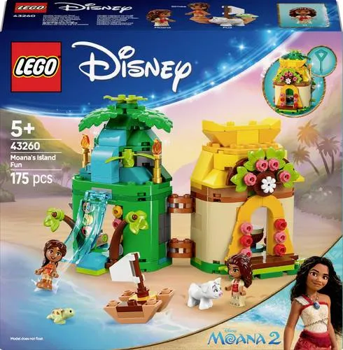 LEGO Disney Moana Mikro Puppe Minifigur 43260 - LEGO (R) Minifiguren, bezaubernde Moana Figur aus hochwertigem Plastik, perfekt für Disney-Fans und Sammler ab 6 Jahren.