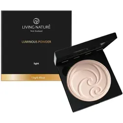 Living Nature Luminous Pressed Powder Light, 14 Gramm - Puder für einen strahlenden Teint, mit natürlichen Inhaltsstoffen für ein angenehmes Hautgefühl und langanhaltende Deckkraft.