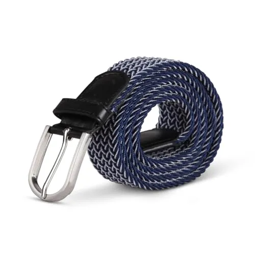 Bestlivings hemmy Stretchgürtel Flechtgürtel - Elastischer Stoffgürtel, dehnbarer Gürtel ohne Löcher, Unisex stufenlos verstellbarer Gürtel für Damen Herren