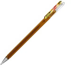 Pentel Gelschreiber Hybrid Dual Metallic K110-DMXX, 0,5mm, Glitzer-Effekt-Gel, gold/rot-gold