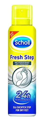Scholl Fresh Step Geruchsstopp Schuh Deo, Schuhspray, frische Schuhe, 150 ml Spray