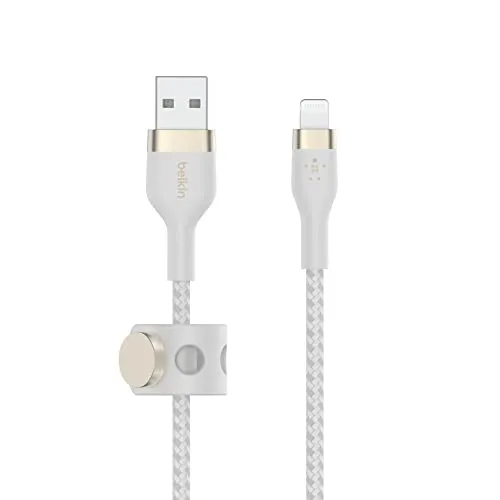 Belkin USB A - Lightning Kabel (1 m) - Multimedia Kabel, hochwertiges USB A - Lightning Kabel für schnelles Aufladen und Datenübertragung, ideal für Apple Geräte.