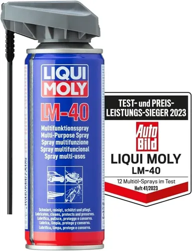 Liqui Moly LM 40 Multifunktionsspray 200 ml - Schmiermittel-Spray, vielseitig einsetzbar als Rostlöser und Kriechöl für effektive Pflege und Wartung.