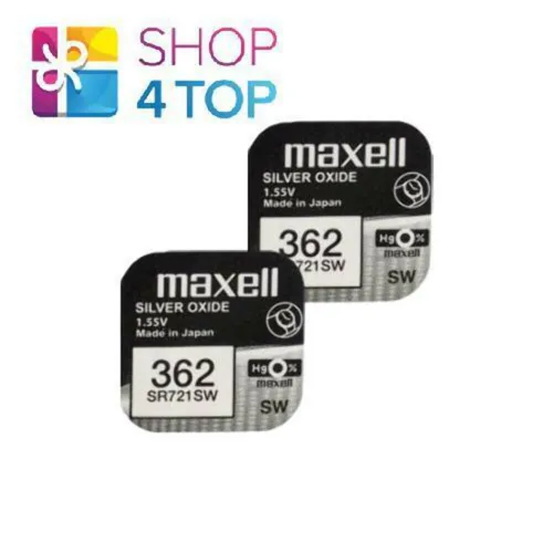 Maxell 362 361 Sr721Sw Batterien Silber 1.55V Uhrenbatterie NEU 2