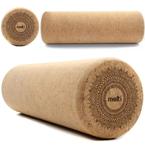 Yoga Korkrolle Faszienrolle 30cm x 10cm Massagerolle Fitnessrolle Rückenrolle