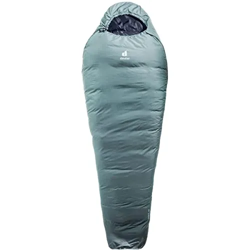 DEUTER Schlafsack Orbit +5 L - Schlafsäcke mit 100% recyceltem Außenmaterial, nahtlos für bessere Temperaturleistung, und 360° High-Loft Füllung für optimales Wärmeklima – ideal für warme Sommernächte.