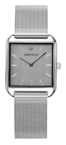 Orphelia Damen Analog Uhr Olivia mit Edelstahl Armband Silber