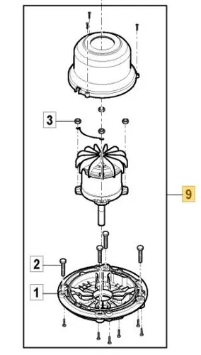 Originaler E-Motor STIGA Rasenmäher Akku-Rasenmäher 118811275/0