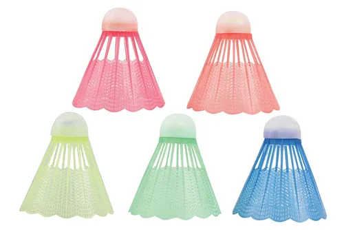 Talbot Torro Badmintonball Aerospace, 5 Federbälle, Mehrfarbig, 346540