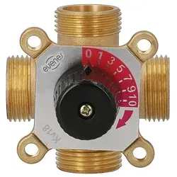 4-Wege-Messing-Mischer Easyflow Typ 4A für Heizung