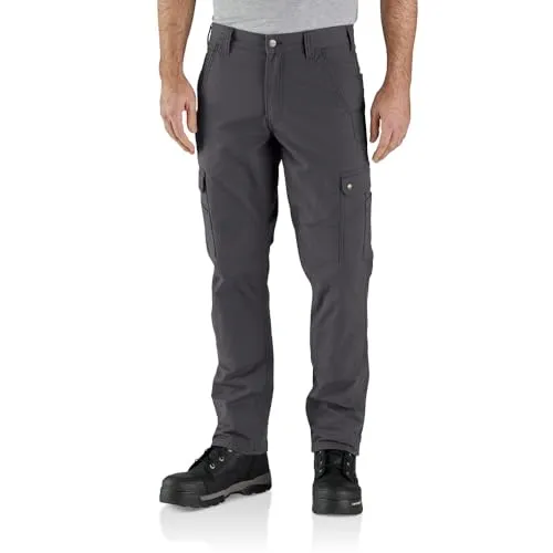 Carhartt RIPSTOP CARGO FLEECE LINED WORK PANT 105491 in grau von Carhartt