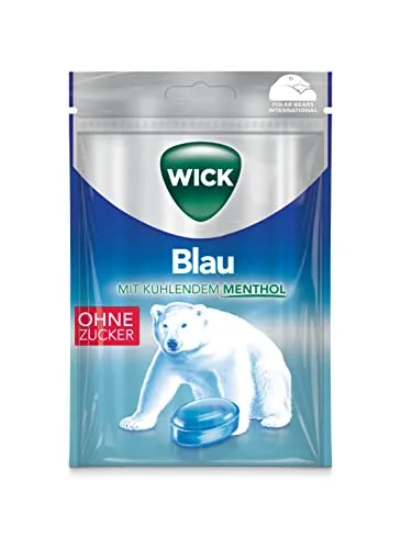 Wick Blau ohne Zucker, 72 g in blau von WICK