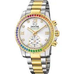 Jaguar Connected J982/4 Damenchronograph mit Bluetooth - Elegante Damenchronograph mit Bluetooth-Funktion, Edelstahlarmband und wasserdicht bis 5 bar – ideal für aktive Frauen.