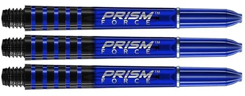 Winmau Prism Force Shäfte, Blau, 3 Stück Set, Short 35mm