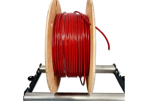 Impulse Innovation Batteriekabel, Vollkupfer, 16mm², Rot, Meterware Stromkabel, (100 cm), laufende Metermarkierungen