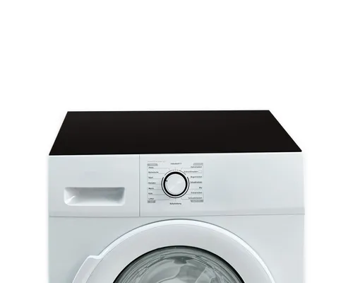 Tabletop Antirutschmatte Waschmaschinen-Auflage schwarz rutschfest, waschbar, 1-St., Textil-Finish Gummi-Matte als Trockner Waschmaschinen-Unterlage