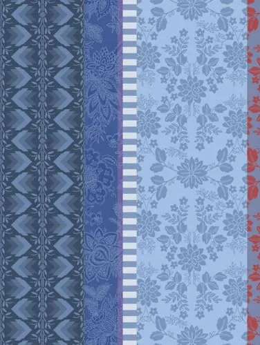 LE JACQUARD FRANÇAIS Geschirrtuch, Gipsy Azur, 60 x 80 cm, Baumwolle, Grau