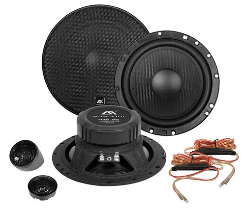 HZ6.2CV2 2-Wege Komponenten-System - Car-HiFi-Lautsprecher mit 100/200 Watt Belastbarkeit, hervorragendem Frequenzbereich von 55-22000 Hz und Schutzgitter für optimalen Klang im Auto.