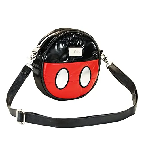 Disney Unisex 03944 Padding Runde Schultertasche Air, Schwarz, Einheitsgröße