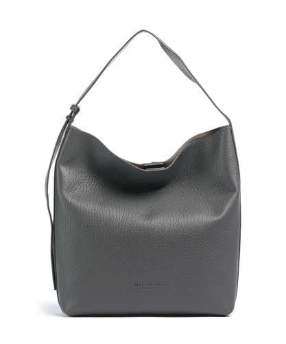 Marc O'Polo Anina M Beuteltasche - Damen in Grau - Elegante Beuteltasche aus hochwertigem Schafsleder für stilbewusste Damen. Ideal für den täglichen Gebrauch und bietet ausreichend Platz für Ihre Essentials.