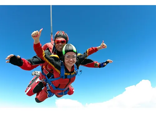 Jochen Schweizer Erlebnisgutschein Fallschirm Tandemsprung Gera, Wenn Mut Flügel bekommt
