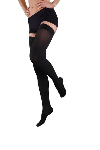 Lorey Medtec Kompressionsstrümpfe Schenkelstrümpfe AG, Stützstrümpfe, Klasse 1, geschlossene Spitze