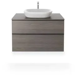 Duravit D-Neo ovales Aufsatzbecken 60 cm - Elegantes Waschbecken ohne Hahnloch und Überlauf, ideal für moderne Badezimmergestaltungen.