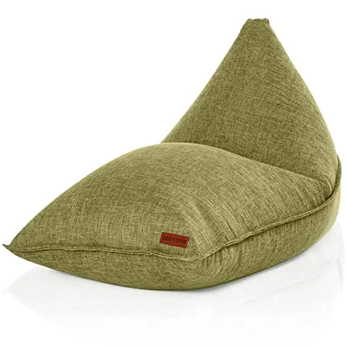 Green Bean Sitzsack Triangle 150x100x100cm in grün von Green Bean