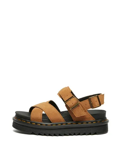 DR. MARTENS VOSS II vt eh suede Sandale - Wanderschuhe mit trendigem Style aus echtem Leder und angesagter Plateausohle für einen Retro-Akzent. Ideal für modebewusste Outdoor-Abenteuer.
