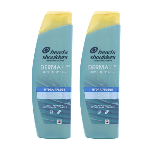 Head & Shoulders DERMAXPRO Hydra Pflege Anti Schuppen Shampoo je 225ml 2 x