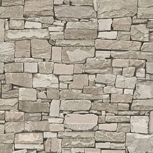 Rasch Tapeten 859119 VliesTapete Rasch Kollektion Steine & Hölzer, braun