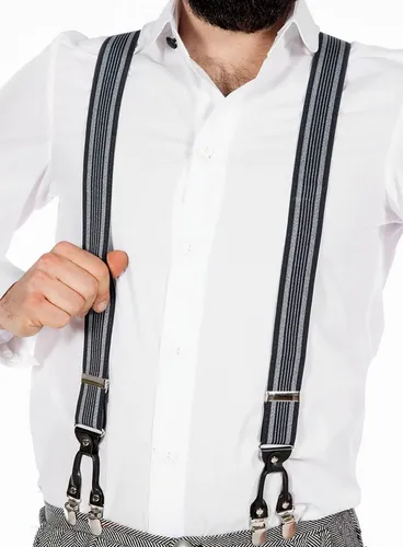 Hosenträger Schwarz von Metamorph